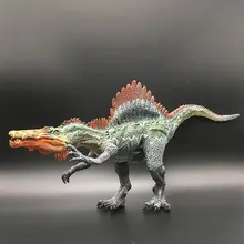Simulation Jurassic World Large Spinosaurus Tyrannosaurus Rex PVC Animal Model Walking Dinosaur Child Early Learning Toys
