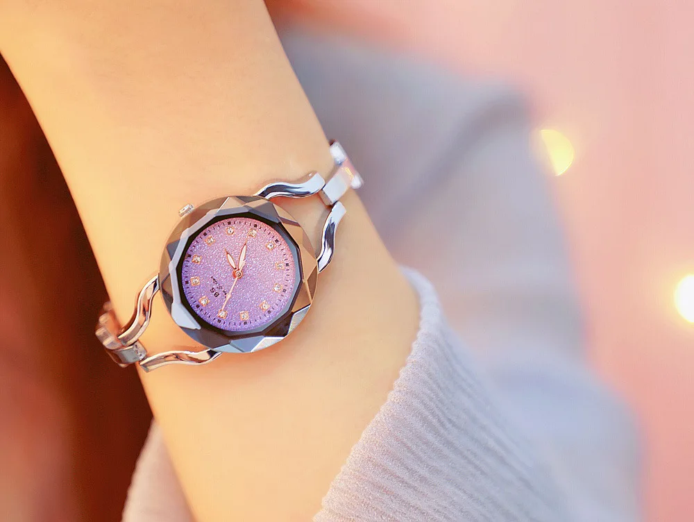 Женские роскошные Брендовые Часы, Звездный браслет с изображением неба, женские наручные часы, маленький циферблат, розовое золото, наручные часы для женщин, Bayan Kol Saati