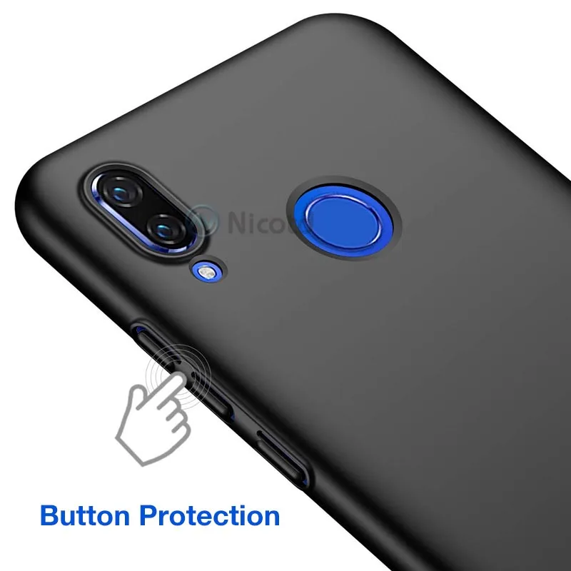 Для huawei nova 3 чехол 6,3 дюймовый матовый пластиковый Матовый задняя крышка для huawei nova 3 телефон премиум Материал чехол nova 3