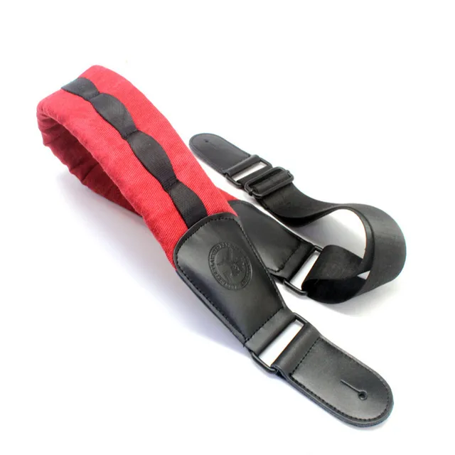 P&P High end Leather Guitar Strap with Widened Thickened for bass