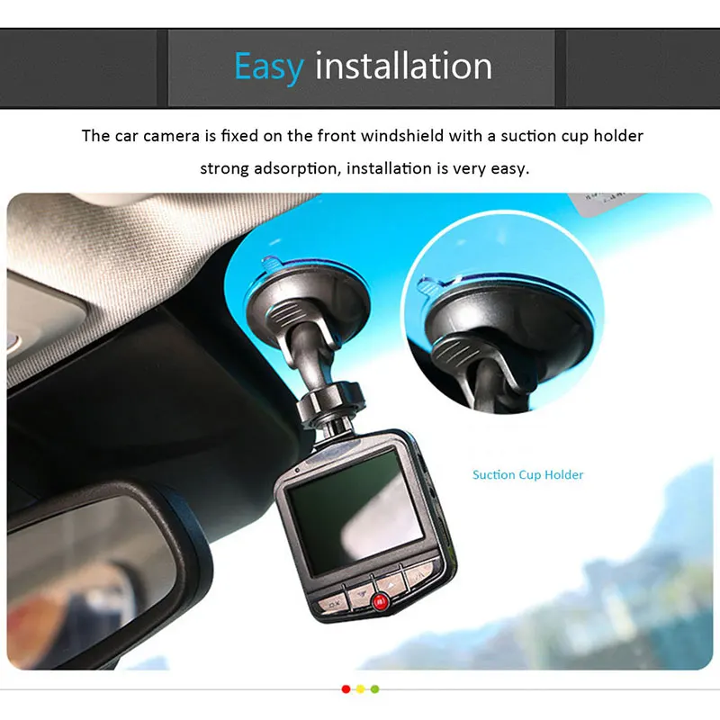  Olysine Original Mini Car DVR Dash Camera Full HD 1080P Dash Cam Dual Lens Video Recorder G-sensor 