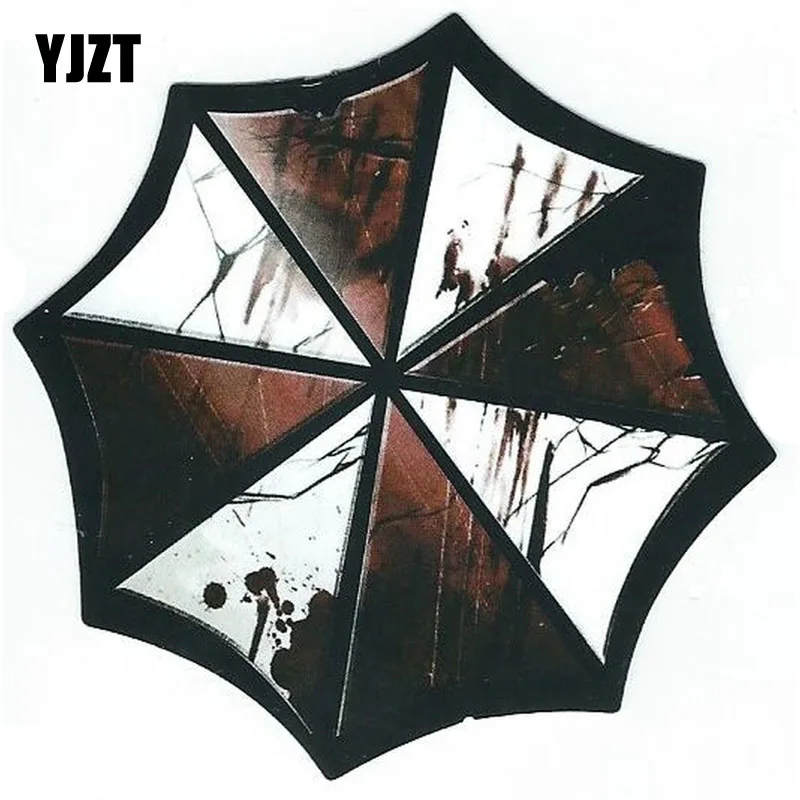 

YJZT 18x18CM Personalized UMBRELLA Car Sticker Motorcycle Retro-reflective Decal C1-8016