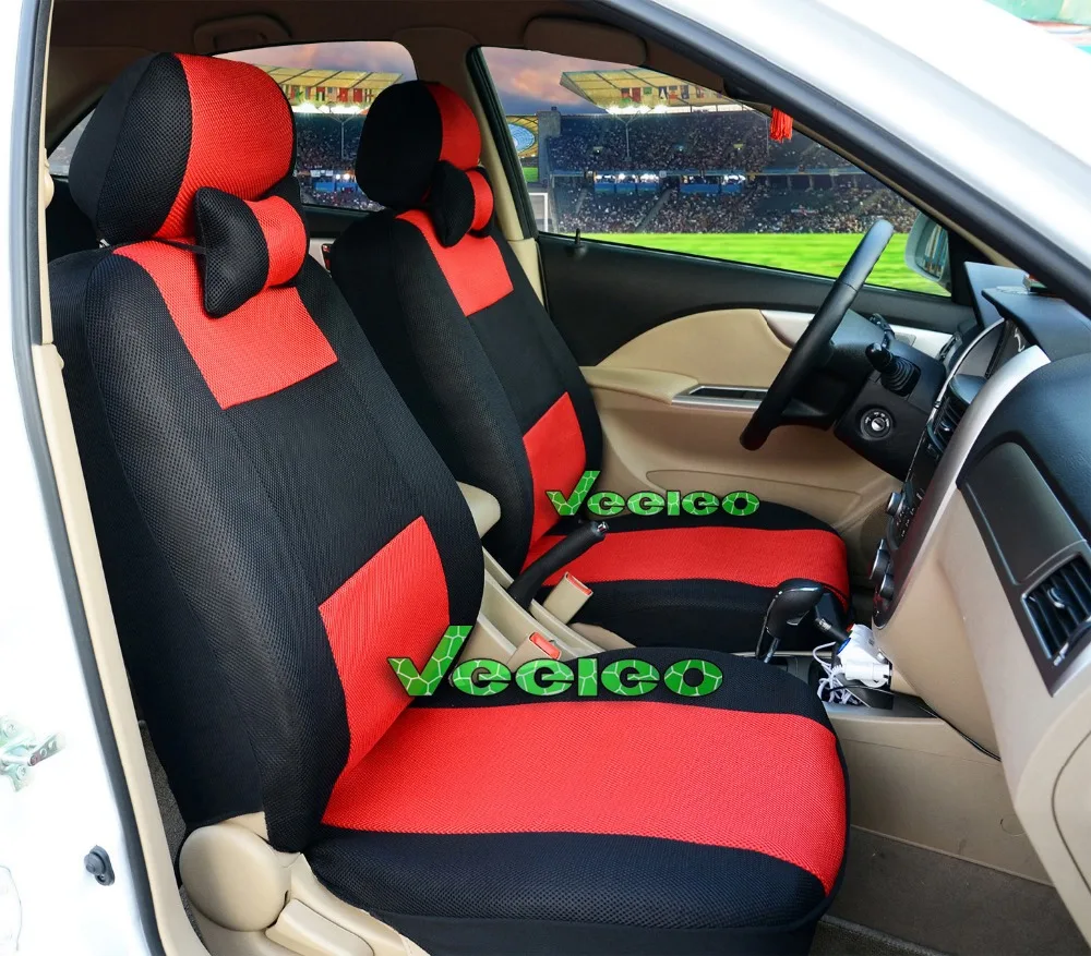 Veeleo (Front+Rear) Universal Car Seat Covers for Mazda 6 Mazda CX 5 CX