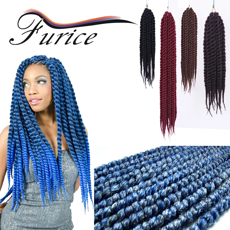 havana mambo twist crochet braid hair havana mambo twist 12-24inch full-size black/purple/burgundy Crochet Twist hair extension