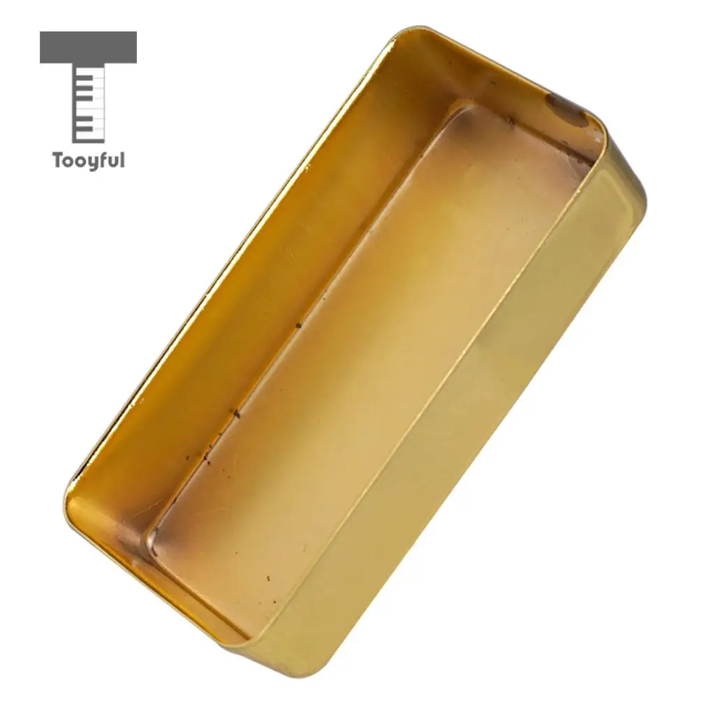 Tooyful 2 Pieces Sealed No Holes Humbucker Pickup Covers Shell for Electric Guitar Replacement Parts Black