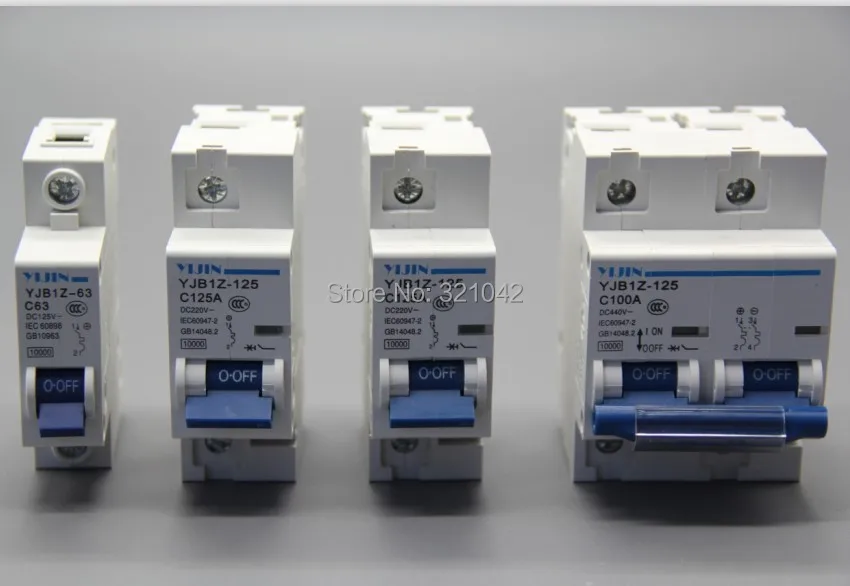

2P 100A DC MCB Solar energy Photovoltaic PV DC Circuit Breaker
