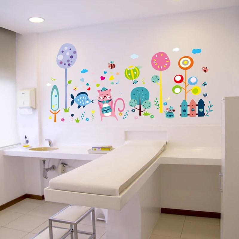 Home Decor Cartoon Car Creative wall stickers Home Decor Wedding Decoration maison Self-adhesive Removable wall stickers rooms (7)