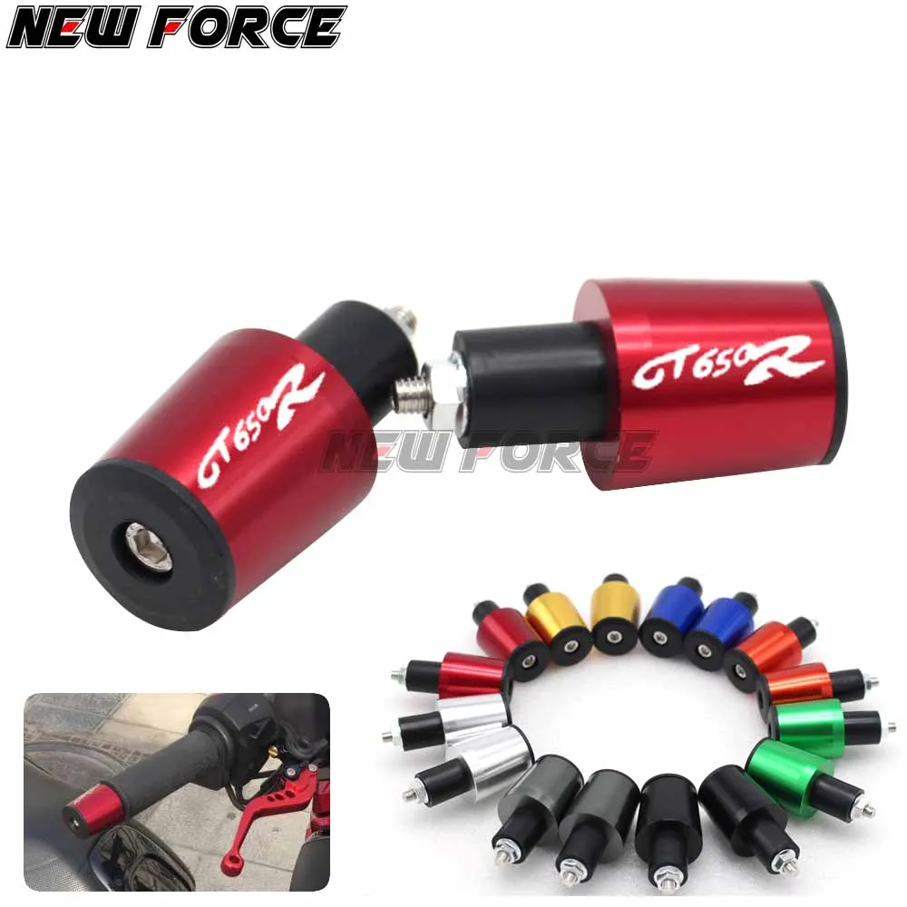 

CNC 22MM Handlebar Grips Handle Bar Cap End P For HYOSUNG GT650R GT 650R 2006 2007 2008 2009