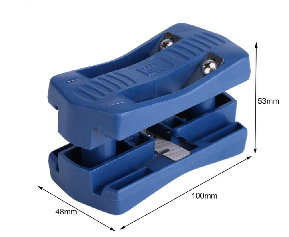 Деревообрабатывающий ручной станок для запечатывания кромок, инструмент для строгального станка, лезвие для уплотнения кромки, ПВХ, прямое устройство для обрезки - Длина корпуса: Flat head trimmer