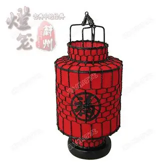 

Classical Keg Lamp, Wire Red Lantern, Hand Knit, Vintage Idyllic Lantern,Iron Palace lantern