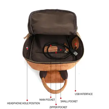 

HOT Men's Vintage Genuine Leather Sling Chest Bag Cross Body Messenger Shoulder Packet Motorcycle for Travel Riding Hiking Pouch