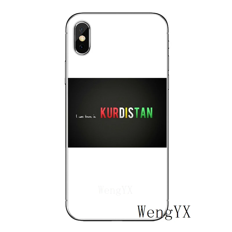 Курд курдский Курдистана флаг для Apple IPhone X XR 8 7 plus XS Max 6s 6 plus SE 5S 5c 5 4S 4 мягкий чехол мобильный телефон чехол - Цвет: kurdistan-flag-A-06