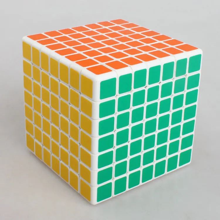 Cubo de Quebra-cabeça Shengshou Profissional Matte Adesivos Cubo Mágico Quebra-cabeça Velocidade Clássico Brinquedos Aprendizagem Educação 7x7 Pvc & 7 High Quality cubo magico