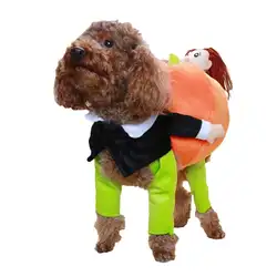 TINGHAO Горячая милый щенок Pet тыквы Дизайн костюм маскарадный костюм Hallowmas Рождество Собака одежда