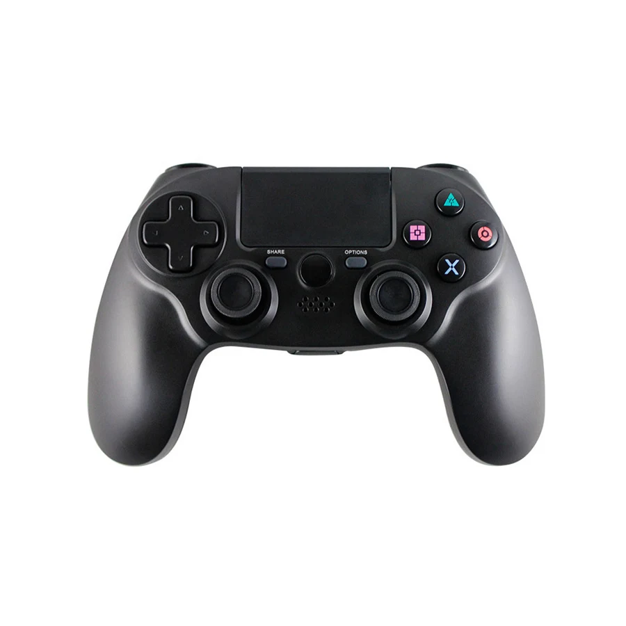 black Bluetooth беспроводной джойстик для PS4 контроллер для playstation 4 консоль для sony playstation 4 двойной шок джойстик геймпад - Цвет: black