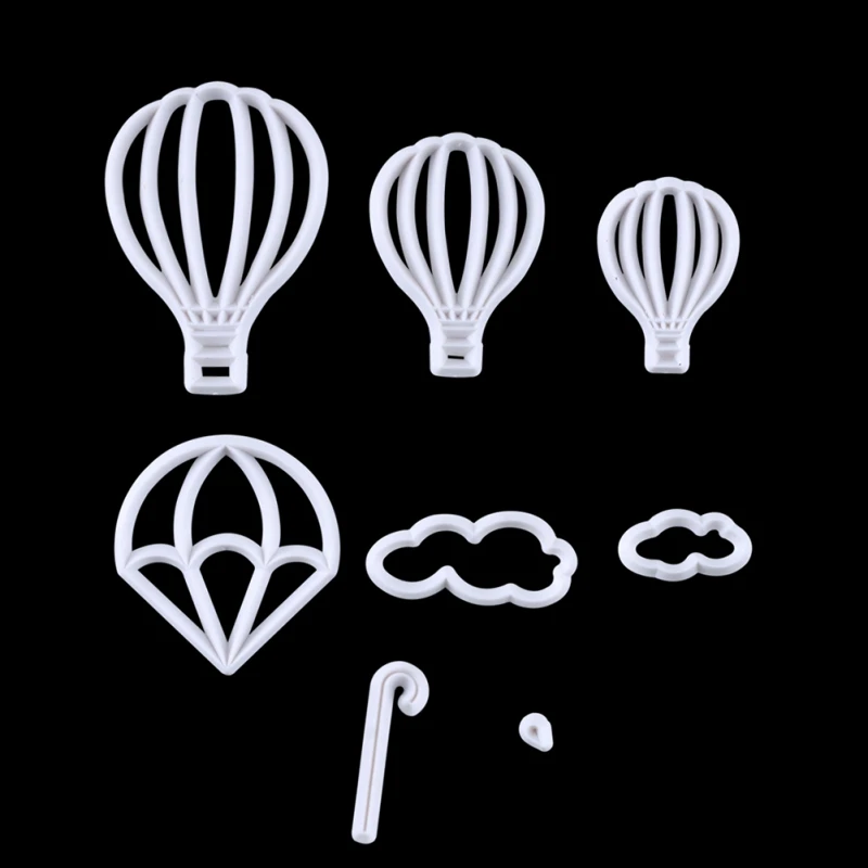 

New Popular Balloon Shape Plastic Fondant Cake Mold Biscuits Cutter Embossed Molds Cake Decorating Tool Bakeware