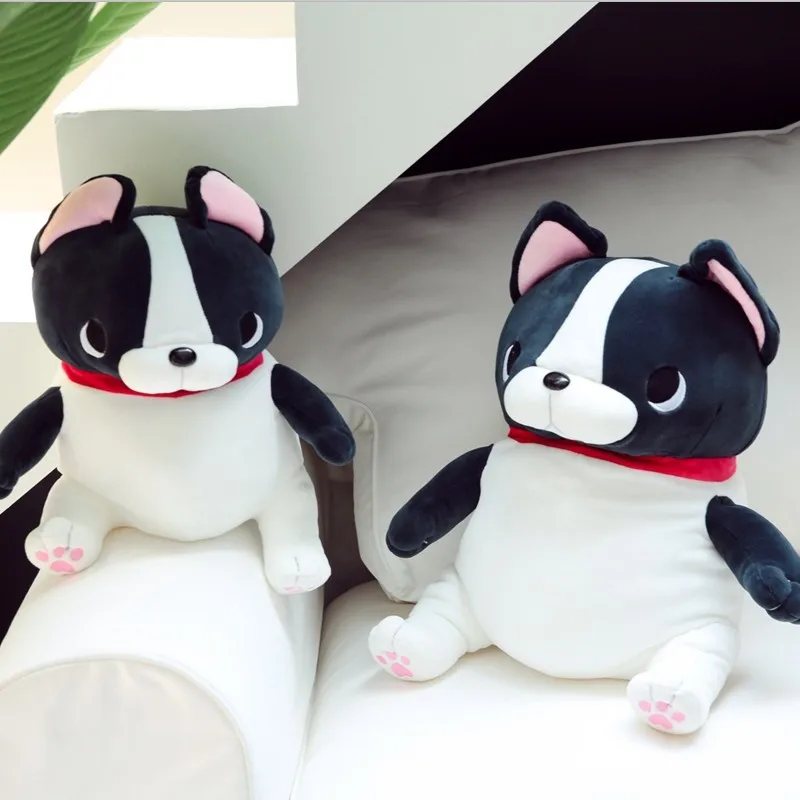 

Cute French bulldog plush stuffed toy doll model soft cotton dog toys baby kids birthday gift