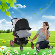 Для детских ходунков коляска тенты москитная сетка Универсальный вся крышка тени для палаток анти-УФ Складная москитная сетка для коляски S3