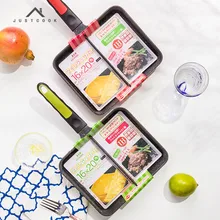 Life83 16×20 CM Japonés Tamagoyaki Freír Cacerola del Huevo Pancake 2 en 1 Sartenes antiadherente Uso General del Gas y Cocina De Inducción