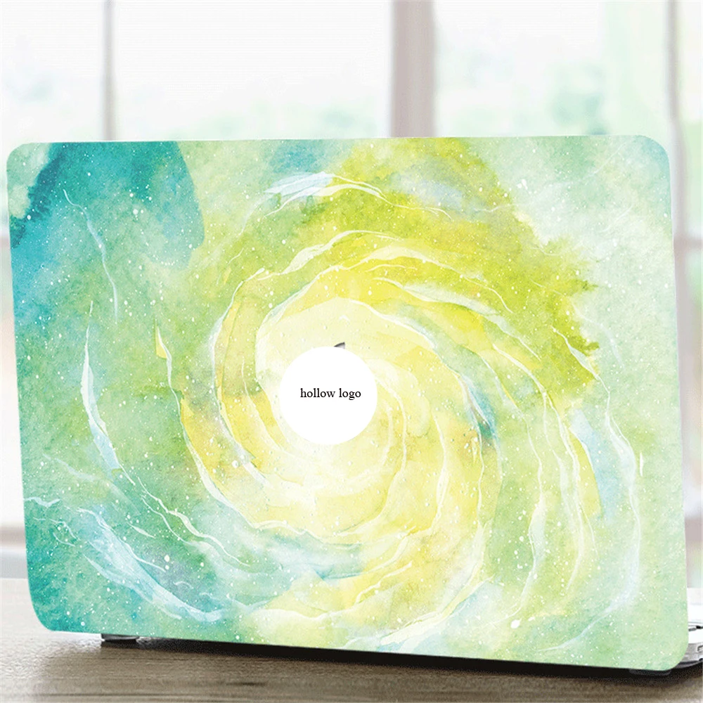 

Laptop Case Cover for Macbook Air Pro Retina Touchbar 11 12 13 15 Watercolor ink Painting Pattern Exquisite Protector Shell