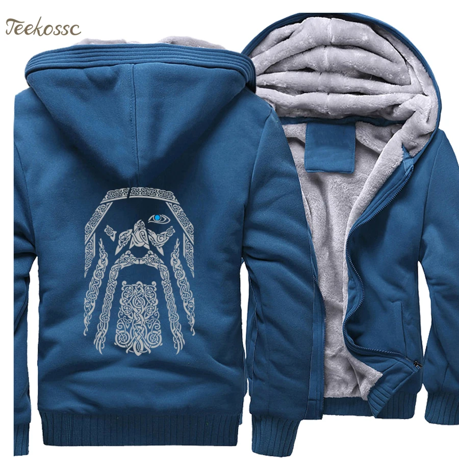 Odin Vikings винтажные толстовки с капюшоном для мужчин 2020 Горячая Распродажа Весна