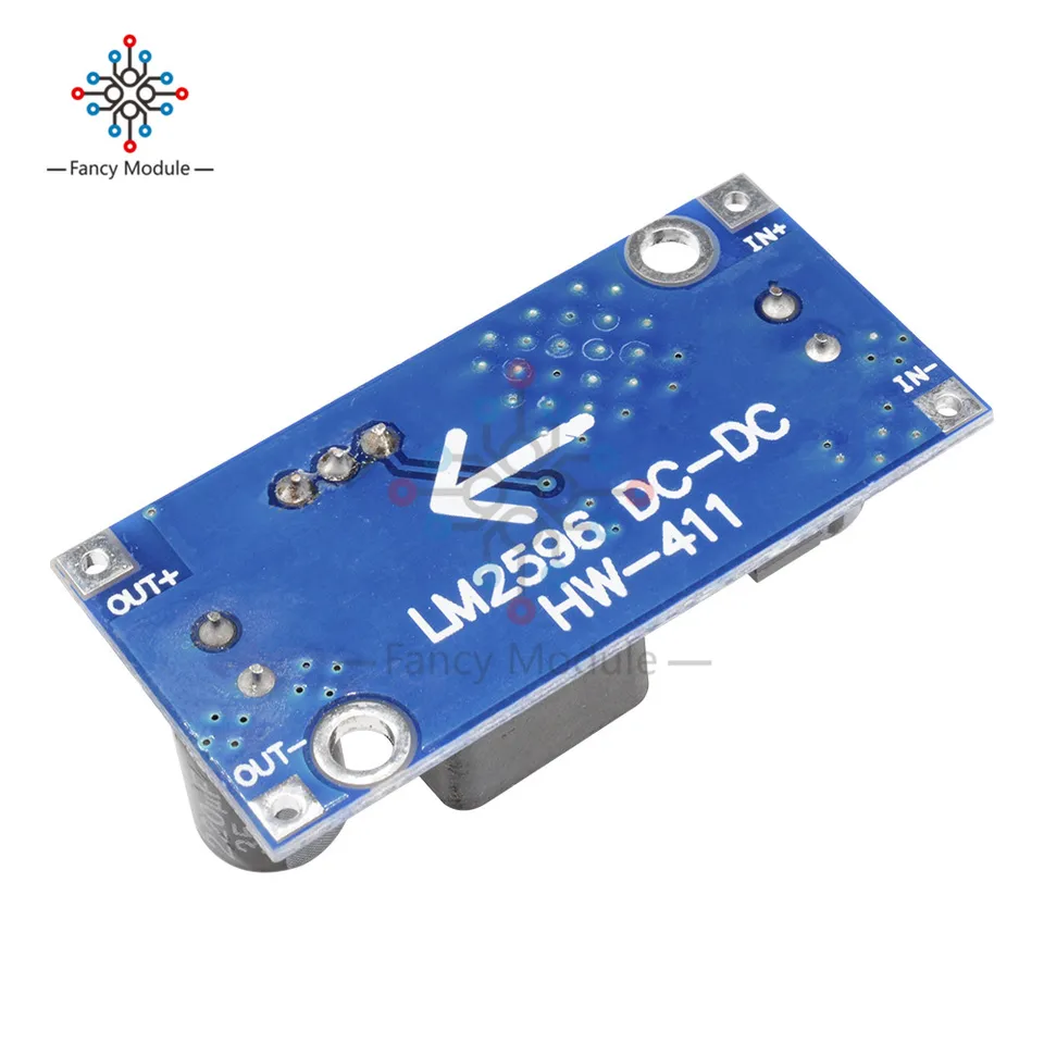 LM2596 Convertidor DC-DC Buck Módulo Paso Abajo salida de 1.23V-30V