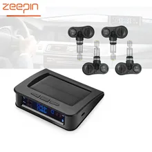 Zeepin C220 автомобильных шин Давление Мониторы Системы Солнечный Мощность tpms шины данных детектор внутренний/внешний Датчики Охранной Сигнализации Системы