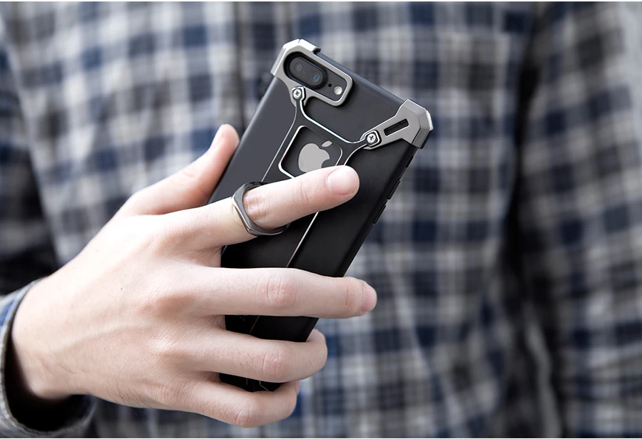 Металлический чехол NILLKIN Barde для iPhone 6 6s plus 7 бампер алюминиевый сплав задняя
