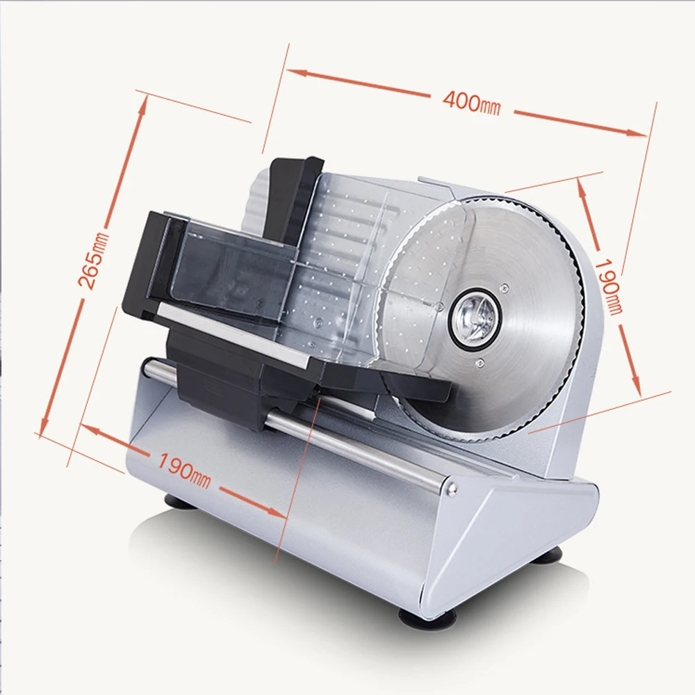 ITOP Автоматическая электрическая ломтерезка для мяса говядины ягненка режущий станок овощерезка 0-22 мм толщина резки еды слайсер 220 В