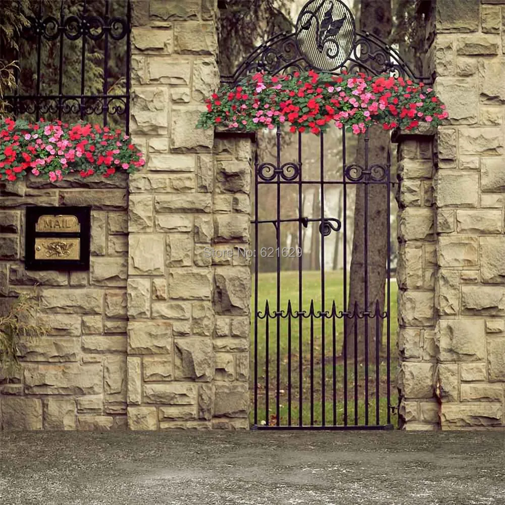 Unique Iron Gate 10'x10' CP Computer painted Scenic