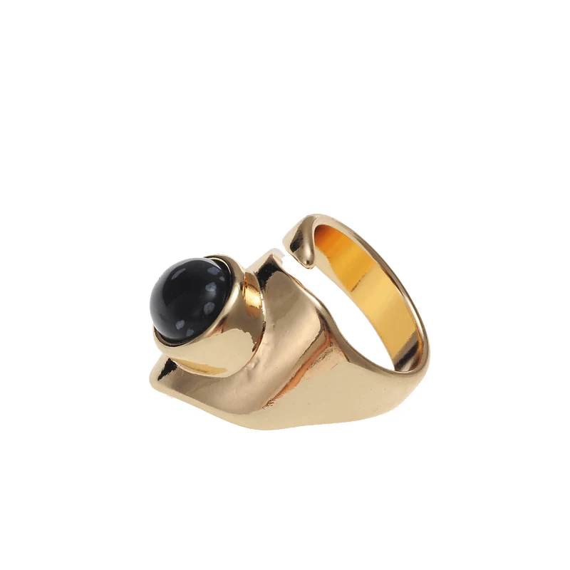Yhpup 2017 Vintage Luxury Stone Exaggerated Women Rings Fashion Jewelry