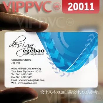 

20011 modern business cards - matte faces transparent card thin 0.36mm