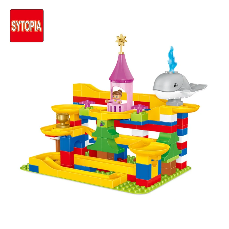 

Sytopia Super Slide Marbles Children Safe Building Blocks Big Size Educational Toy For Baby Kid Gift Toy Compatible With Duploe