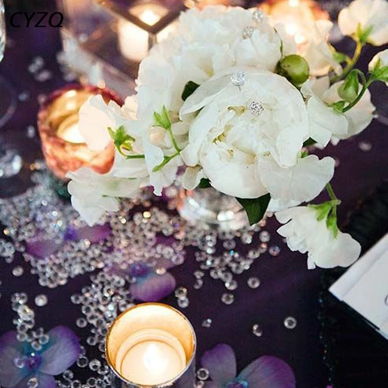 1000PCS 4.5mm Acrylic Crystals Confetti Wedding Table Scatters Decoration Centerpiece Event Party Supplies