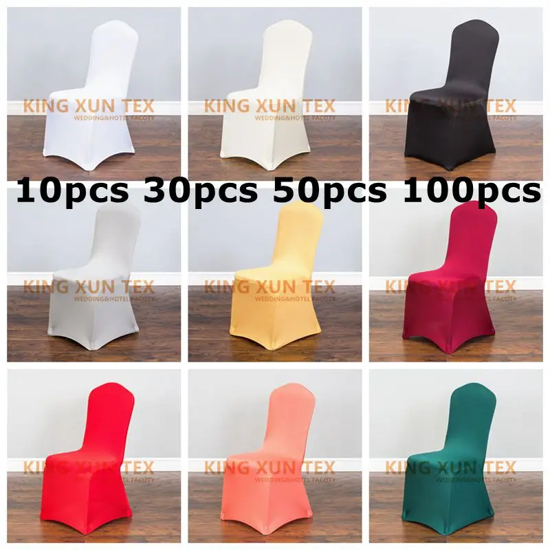 

Lycra Spandex Chair Covers for Weddings Party Christmas Banquet Dining Office Stretch Chair Cover