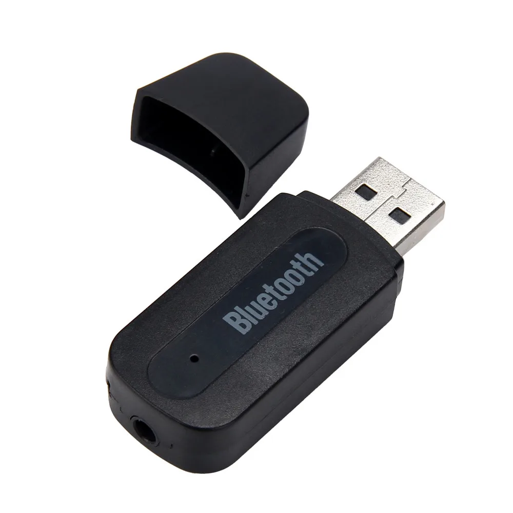 

Office High Quality Bluetooth Adapter Home Use Black USB Bluetooth Music Receiver Adapter 3.5mm Stereo Audio For iPhone L0311