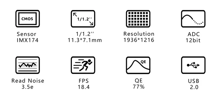 ZWO ASI174MM мини GPS навигация; астробой; Камера 1/1," USB2.0 TypeC ST4 руководство звезда