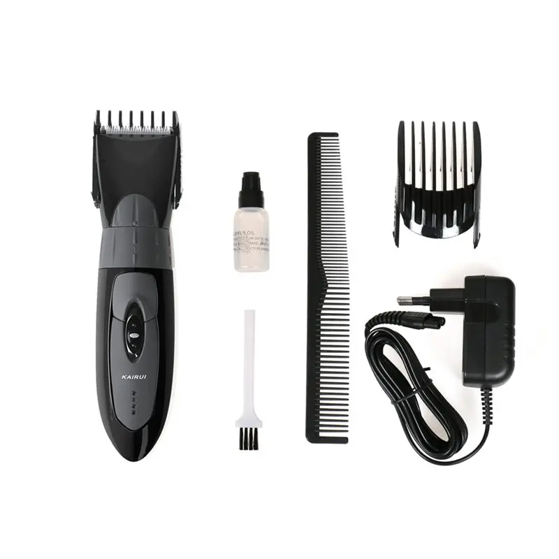 KAIRUI, водонепроницаемая перезаряжаемая машинка для стрижки волос, электрический триммер для волос, для лица, бороды, бритва, бритва для мужчин и детей, машинка для стрижки