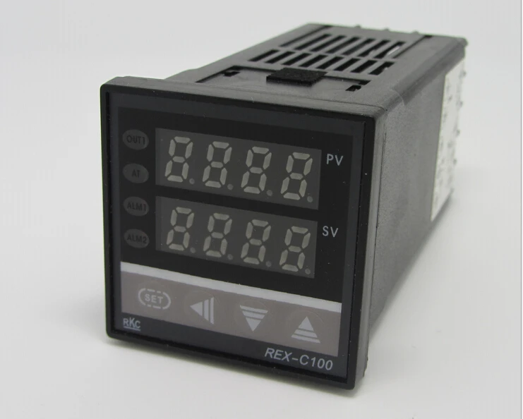 

5pcs Dual Digital RKC PID Temperature Controller REX-C100 with thermocouple K, Relay Output
