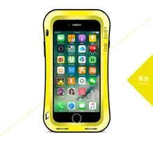 Чехол для телефона Love Mei роскошный элегантный S Стиль ударопрочный Прочный Премиум металлический защитный чехол для iPhone 7 8 4,7 дюймов Чехол