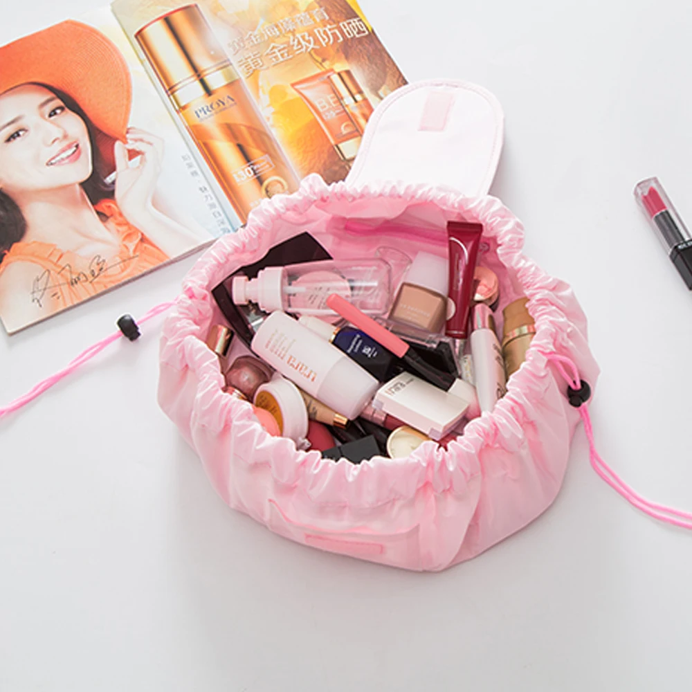 3 Colors Large Capacity Lazie Portable Makeup Storage Bag Eco Friendly