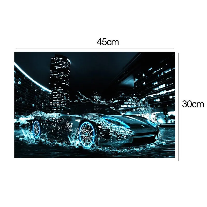 45 * 30 СМ 5D Алмаз Живопись Вышивки Крестом Спортивный Автомобиль Мозаика Вставил Вышивка
