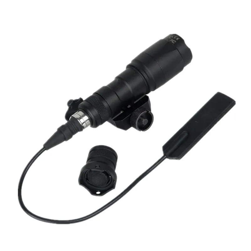 Tactical flashlight lamp SF M300 MINI SCOUT LIGHT with Remote Pressure Switch black tan (1)