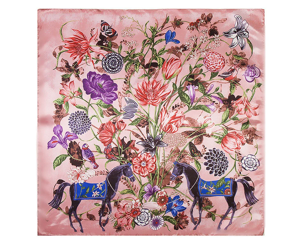 Floral Print Scarf (11)