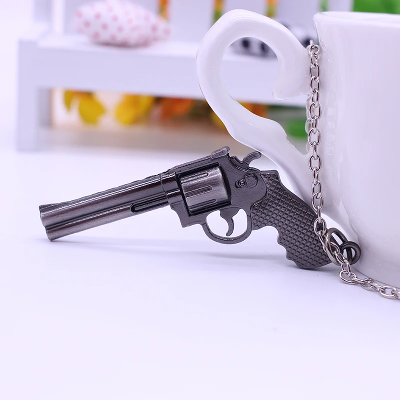 New Arrival 3D Hot Game Weapon Gun Model Necklaces Cool Metal Revolver Pistol Necklace Vintage Necklaces&Pendants Free Shipping New Arrival 3D Hot Game Weapon Gun Model Necklaces Cool Metal Revolver Pistol Necklace Vintage Necklaces&Pendants Free Shipping