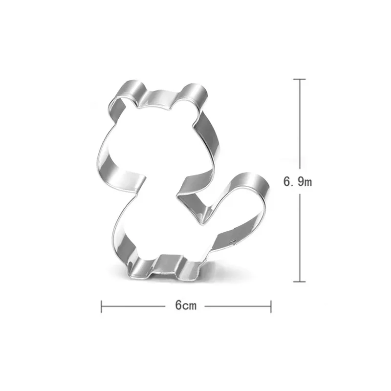 

Cookie Cutter Cat Shaped Stainless Steel Mold Sugarcraft Cake Cookies Pastry Baking Cutter Mould Cake Decorating Tools