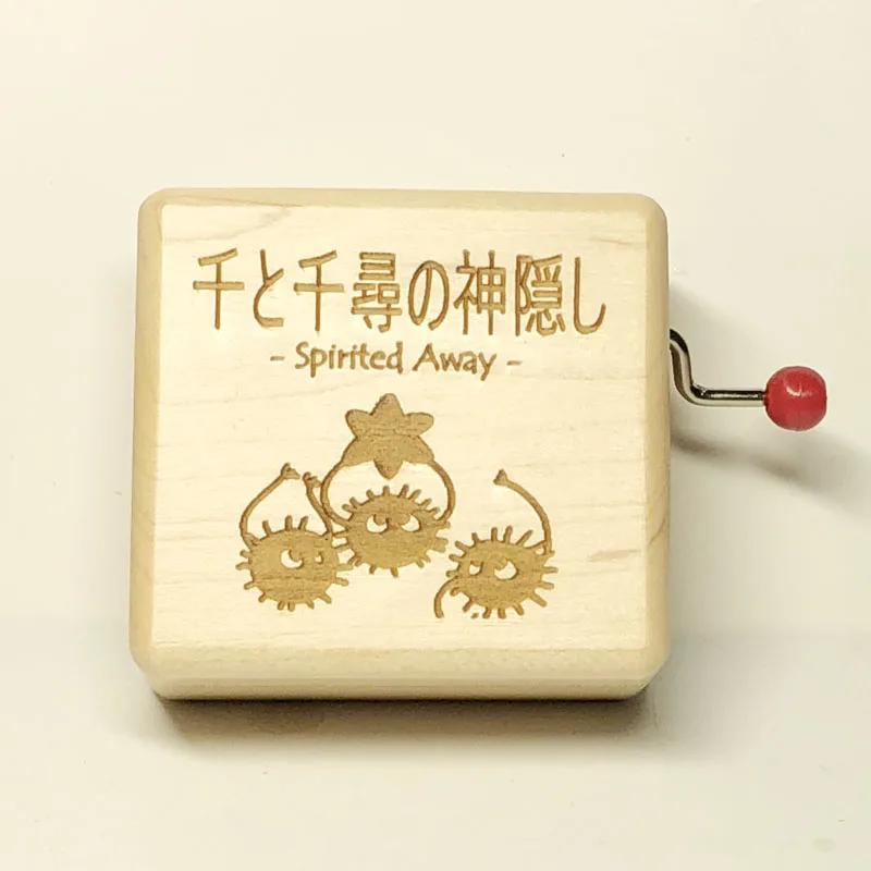 Деревянная музыкальная шкатулка ручной работы со смайликом, специальный Рождественский подарок, подарки на год