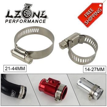 

14-27MM/21-44MM Unversal Exhaust Turbo Adjustable Hose Clamp 201 Stainless Steel Turbo Exhaust Intercooler Silicone Coupler