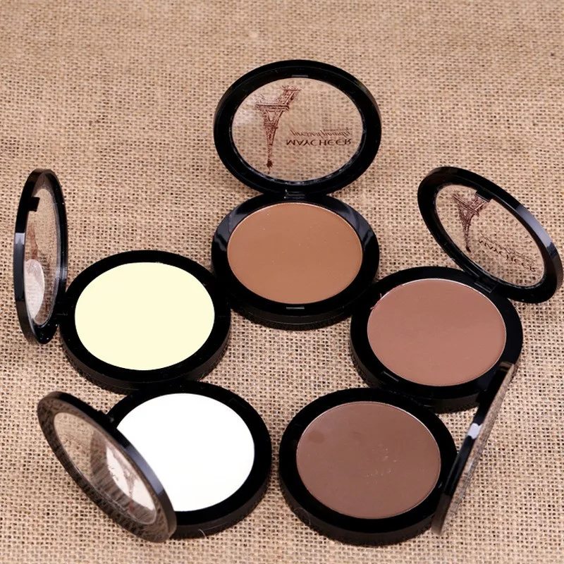 

2017 Brand Makeup Pressed Powder Foundation Oil-control Waterproof Brighten Face Base Pigment Mineral Single Concealer Palette