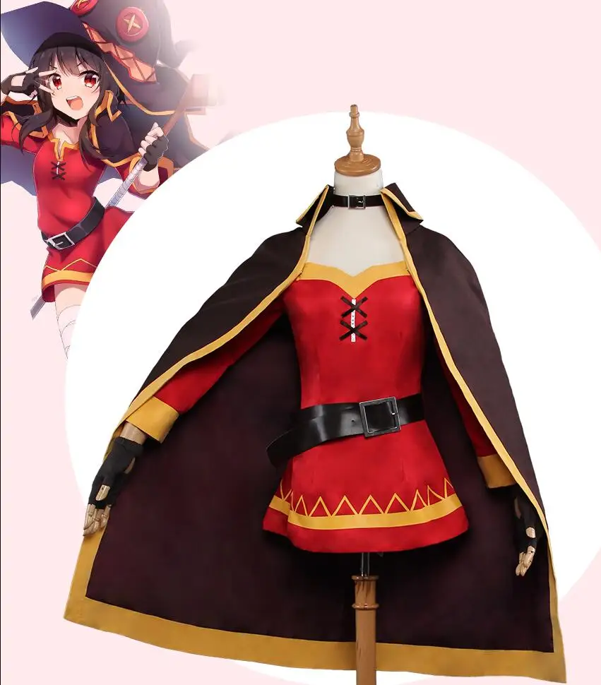 

Megumin Cosplay KonoSuba God's Blessing on this Wonderful World Costume Megumin Cosplay Women Costume magic girls outfit